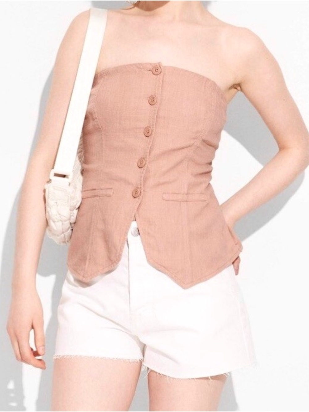 Wild Fable Linen Suiting Tube Top